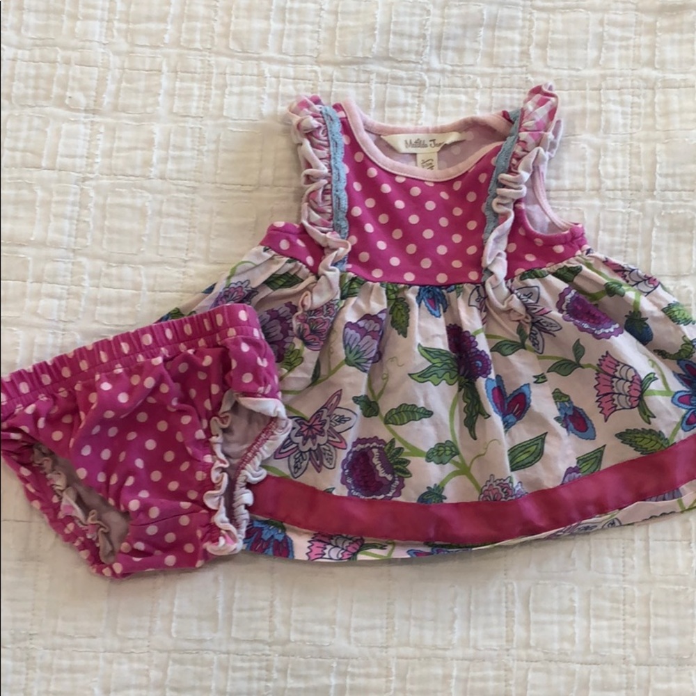 Matilda Jane dress with romper